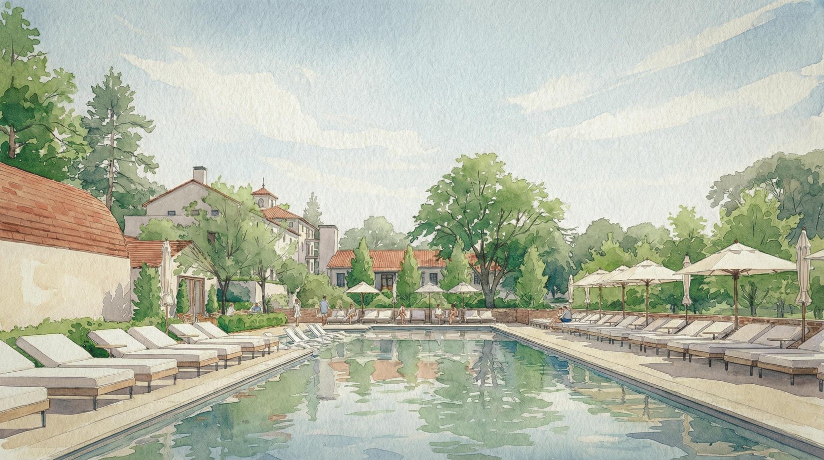 Palihouse Monteagle pool rendering